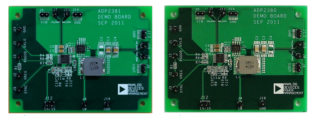 Analog Devices Inc. EVAL-ADP2380/ADP2381 Evaluation Boards